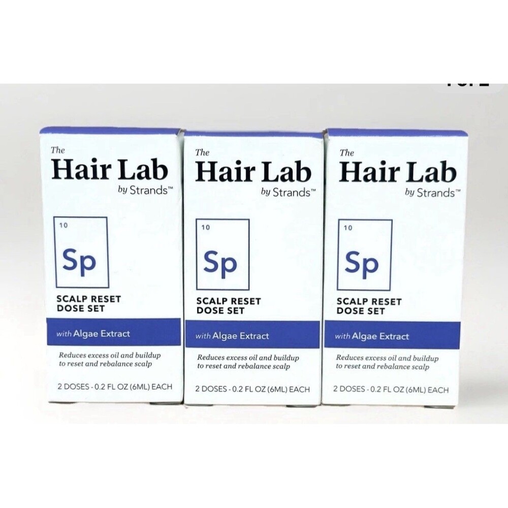 NEW The Hair Lab By Strands - Sp - Scalp Reset Dose LOT of 3
